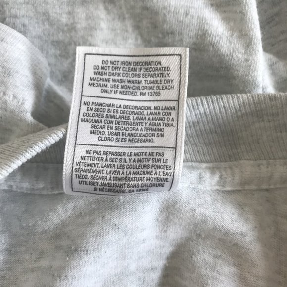 Fruit Of The Loom Womens Gray "Best Grandma"Short Sleeve Tee Shirt L - Picture 4 of 6